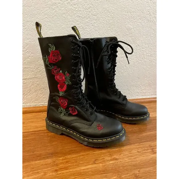 Doc Martens Vonda rose mid-calf boots - Picture 1 of 7